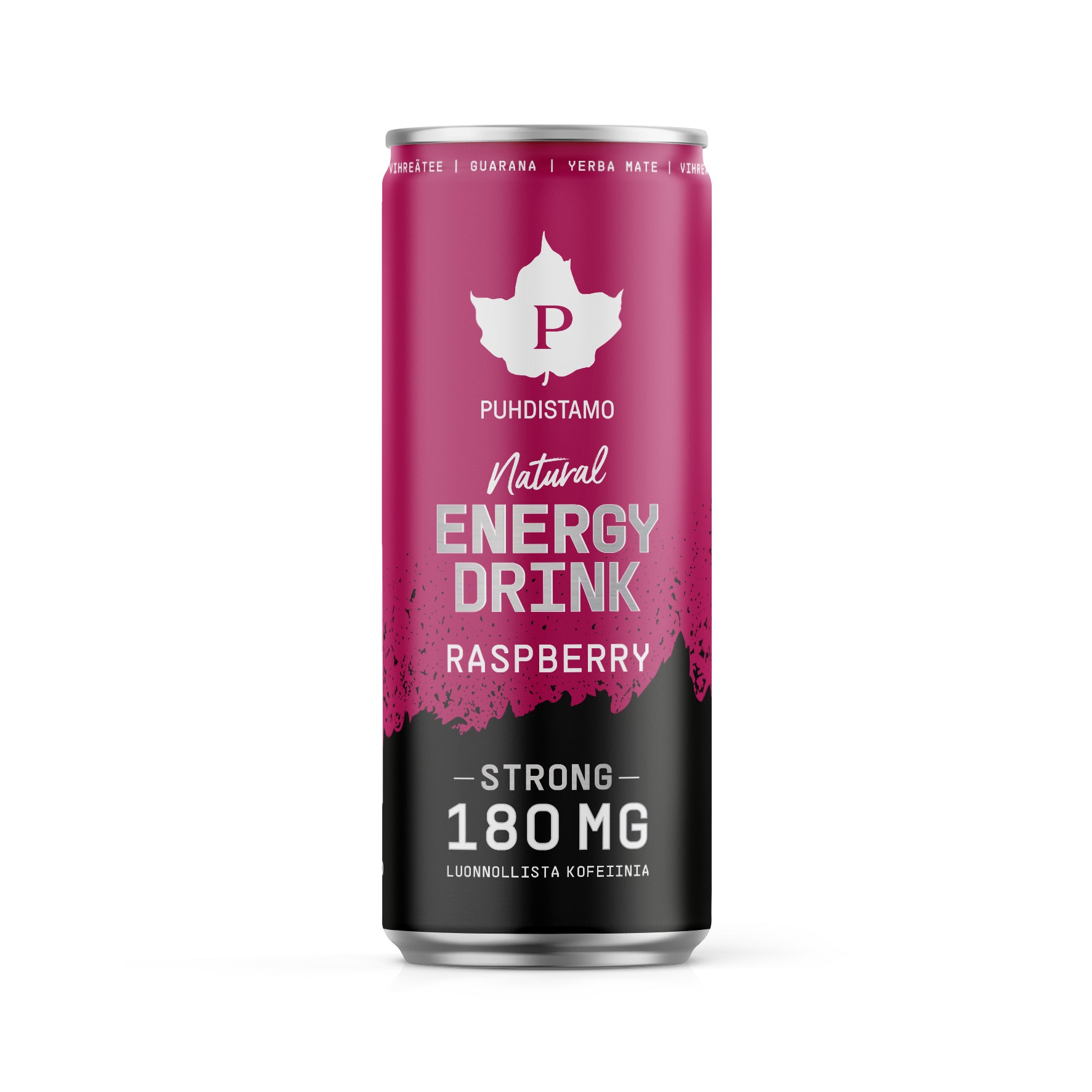 Puhdistamo Natural Energy Drink Raspberry Strong