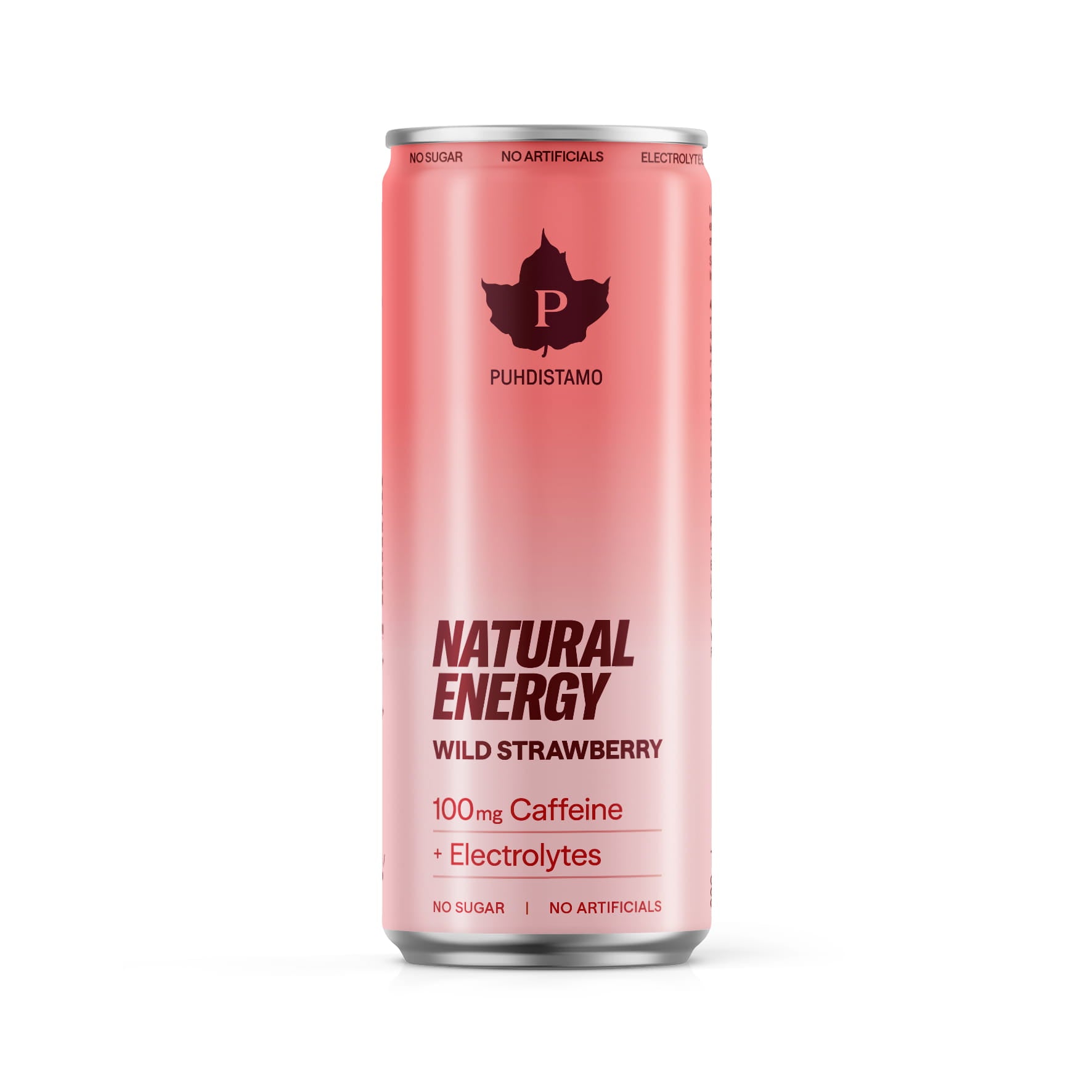 Puhdistamo Natural Energy Drink Wild Strawberry
